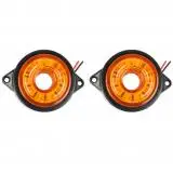 

2pcs Universal Car Warning Safety 10 LED Brake Auto Parking Trailer Truck Indicator Side Marker Light Spotlight Bus Durable