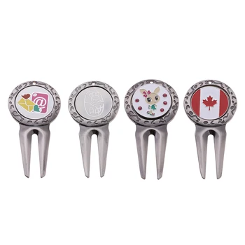 

Silver Golf Divot Repair Tool with Detachable Golf Marker 2.7 Inch Golf Accessories Golf Training Aids