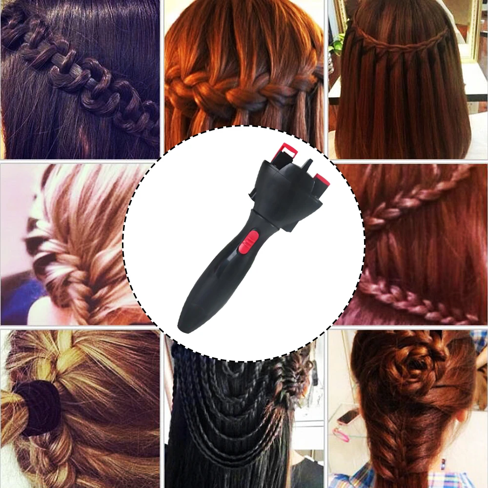 Electric Hair Braider Automatic Twist Braider Knitting Device Hair Braider  Machine Braiding Hairstyle Hair Styling Tool - Combs - AliExpress
