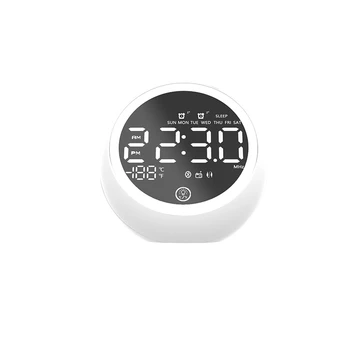 

Heavy Sleeper Alarm Clock, Bluetooth Speaker Alarm Clock Radio, Alarm Clock with Two USB Chargers, Alarm Clock with FM, Digital