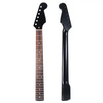 

Hot sale 22 Fret Yellow Gloss Maple Guitar Neck Maple Fingerboard with Dot for ST FD Electric Guitar Replacement