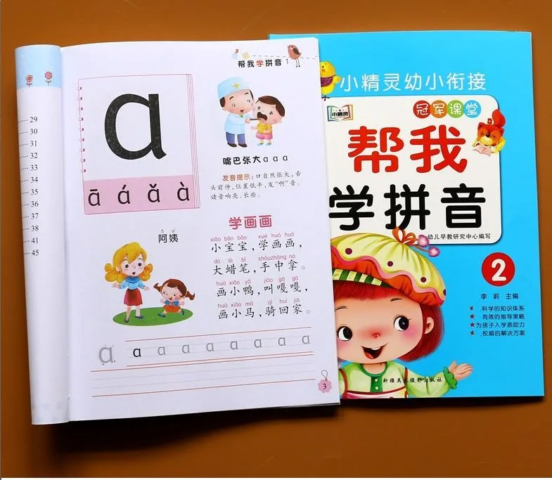 Books Chinese Pinyin Accent Spelling Explanation Practice Dictionary Reading Literacy Workbook And Subtraction Libros Livros Art photo