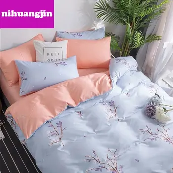 

Hot sale cheap bedding net celebrity skin-friendly pure cotton quilt cover sheet household three-piece and four-piece set