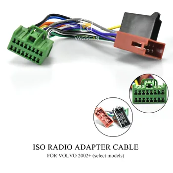 

12-132 ISO Car Radio Adapter for VOLVO 2002+ (select models) Wiring Harness Connector Lead Loom Cable Plug