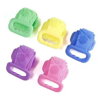 

Silicone Brushes Bath Towels Rubbing Exfoliating Back Mud Peeling Body Massage Shower Magic Brushes Flexible Scrubber Skin Clean