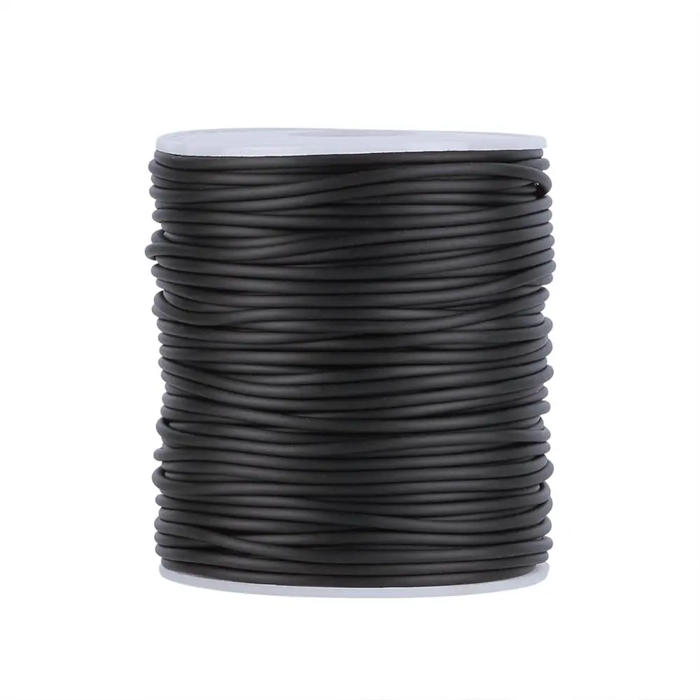 1Roll Hollow Pipe Tubuing Rubber Cords 2mm 3mm 4mm Solid Rubber Tube Cord  for jewelry making DIY bracelet necklace accessories