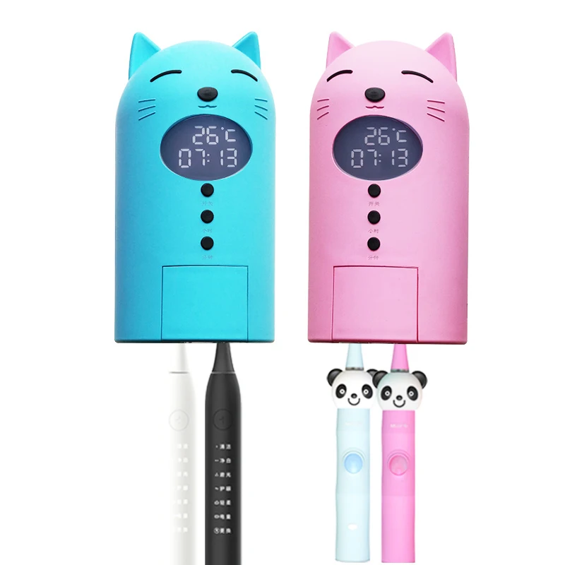 Детские зубные щётки УФ-сушилка USB Перезаряжаемый удар-бесплатно Смарт сушильное устройство CJing