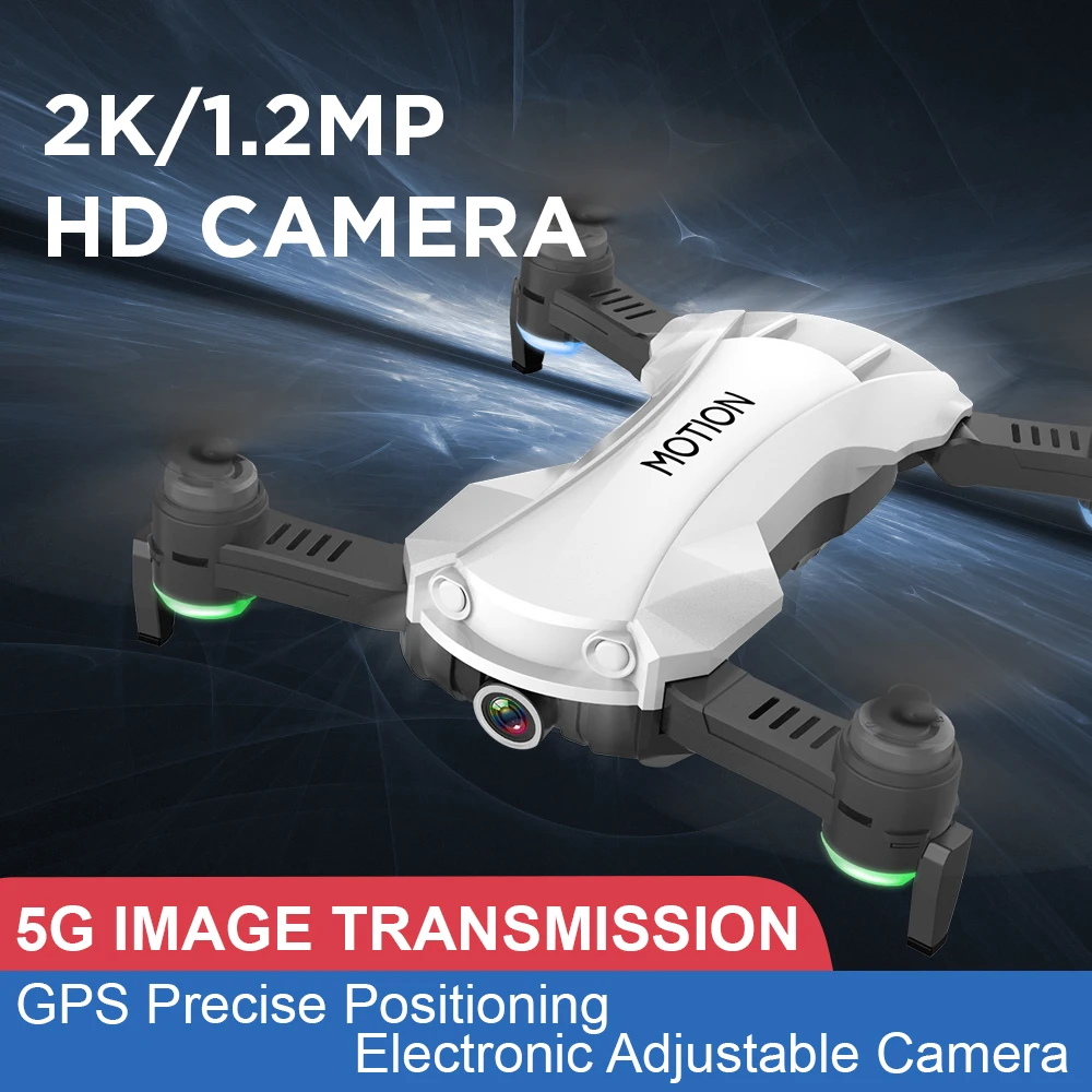 Профессиональный Дрон GPS 2K HD камера 5G Follow me WIFI FPV RC Квадрокоптер складной селфи