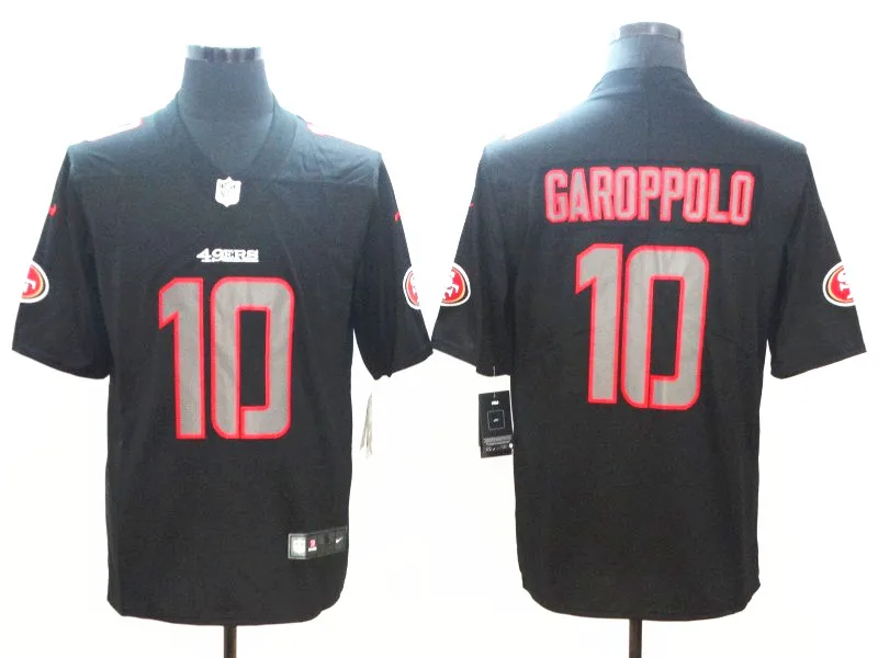 AS PICTURE Мужские футболки Jimmy Garoppolo Vapor Joe Монтана маркиза Гудвин Рихард Шерман Ронни Лотт паром, не трогаемые футболки из Джерси - Цвет: AS PICTURE
