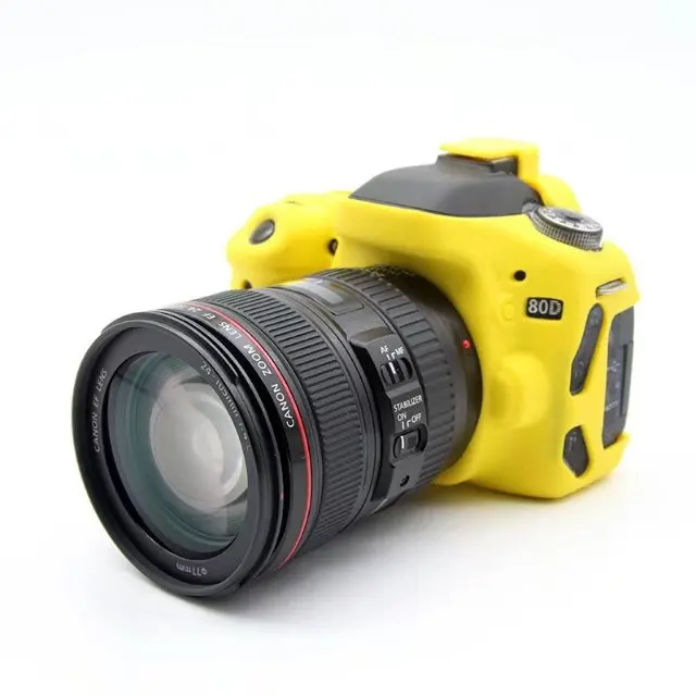 DSLR камера видео сумка Мягкий силиконовый резиновый защитный чехол для Canon 80D 800D DSLR камера