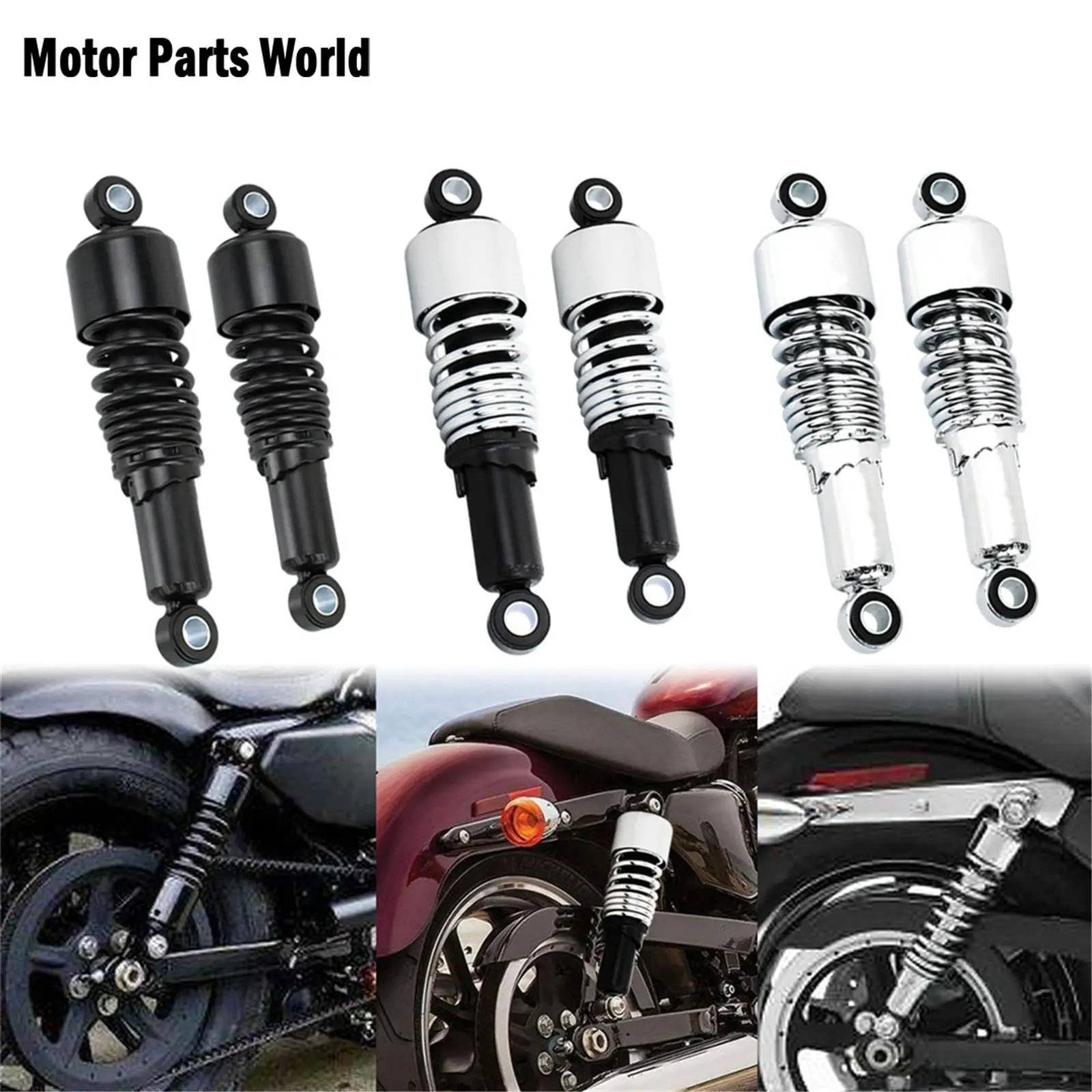 Амортизатор Задний 267 мм для мотоцикла Harley Sportster XL1200 883 Touring Road King FLHR Dyna 2 шт. |