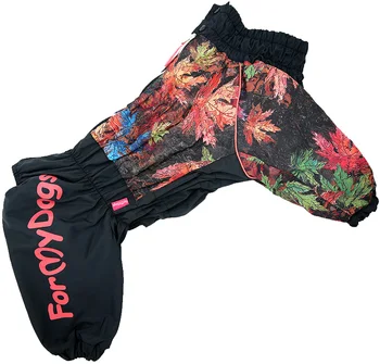 

FOR MY DOGS FOR MY DOGS jumpsuit dog leaves black for FW754-2019 M boys