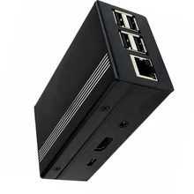 101.5x61x36MM Protective Case Metal With Computer Cooling Fan Shell Housing For Raspberry Pi 3/2 High Quality
