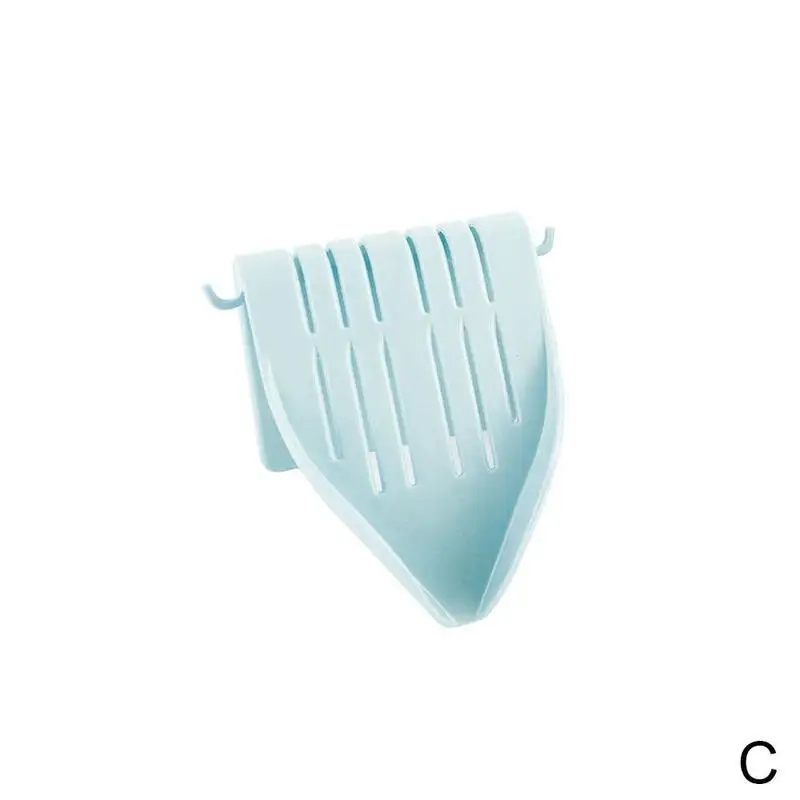 Punch-free Suction Cup Bathroom Drain Soap Rack Suction Cup Type Household Bathroom Wall Hanging Shower Soap Rack Drain Board - Цвет: C