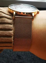 LIGE-reloj analógico de acero inoxidable para mujer, accesorio de pulsera de cuarzo resistente al agua con calendario, complemento informal ultrafino de marca de lujo con diseño moderno