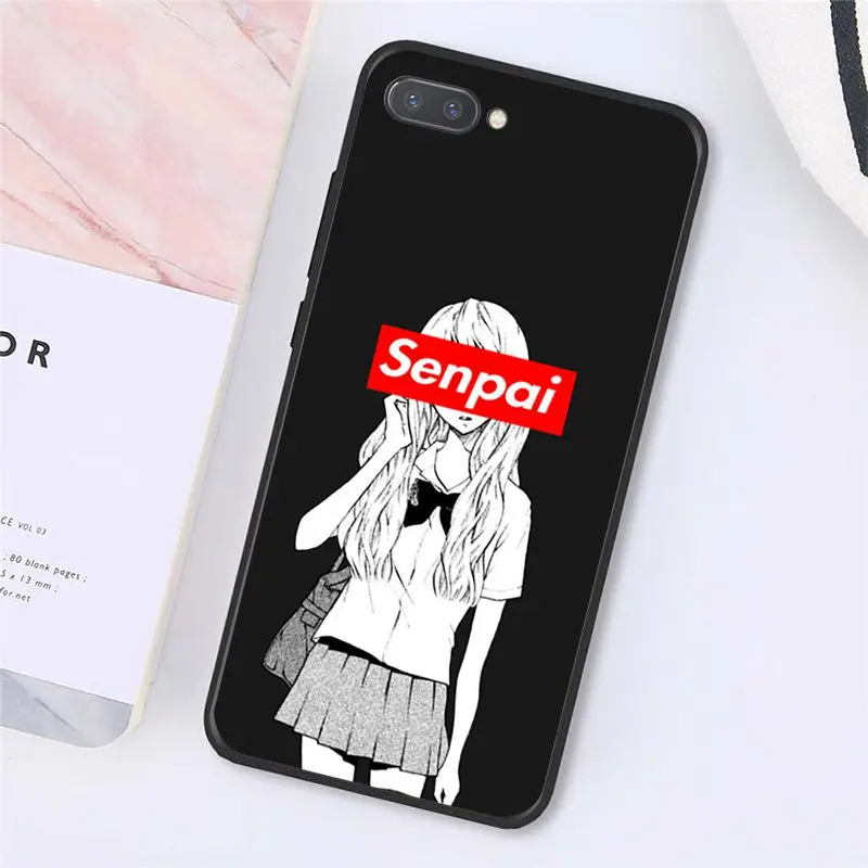 A8 Yinuoda Sugoi Senpai waifu чехол для телефона аниме для huawei Honor 8A 8X9 10 20 Lite Honor 7A 7C Honor10i - Цвет: A8