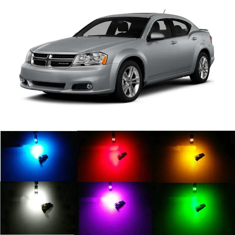 

20pc/lot canbus t5 Instrument Dashboard LED Light Bulbs For Dodge avenger caliber colt dakota intrepid magnum neon nitro