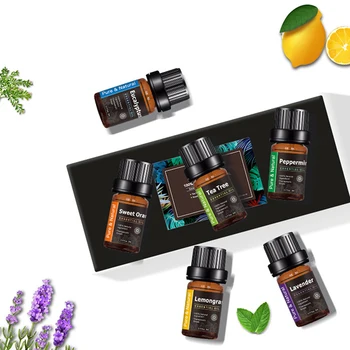 

Pure Plant Essential Oils For Aromatic Aromatherapy Diffusers Aroma Oil Lavender Lemongrass Tree Oil Natural Massage Relax