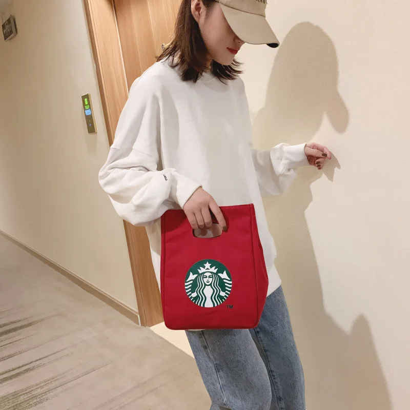 

WOMEN'S Bag New Style Mermaid Hand Fashion Mention Canvas Bag Shopping Bag Handbag Logo