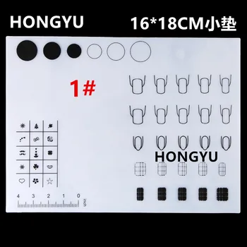 

New Style Manicure Soft Silica Gel Pad Nail Sticker Printed Coloring Pad Tool Fill with Pad Fingernails Pad Beauty