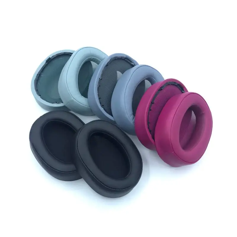 

Leather Headphone Ear Pads for SONY MDR-100AAP 100A H600A Earbud Earphone Foam Pad Cushion Sponge Covers QX2B