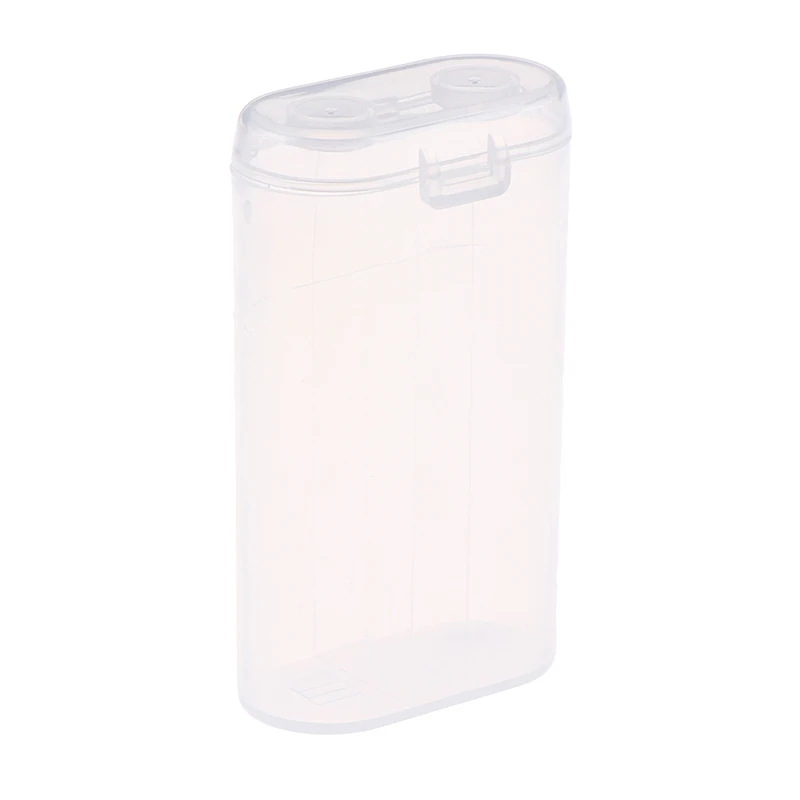 Battery Storage Box Battery Case Battery Box Portable Carrying Box 18650 Battery Case Storage Acrylic Box Clear Transparent Plastic Safety For 2pcs 18650 Battery
