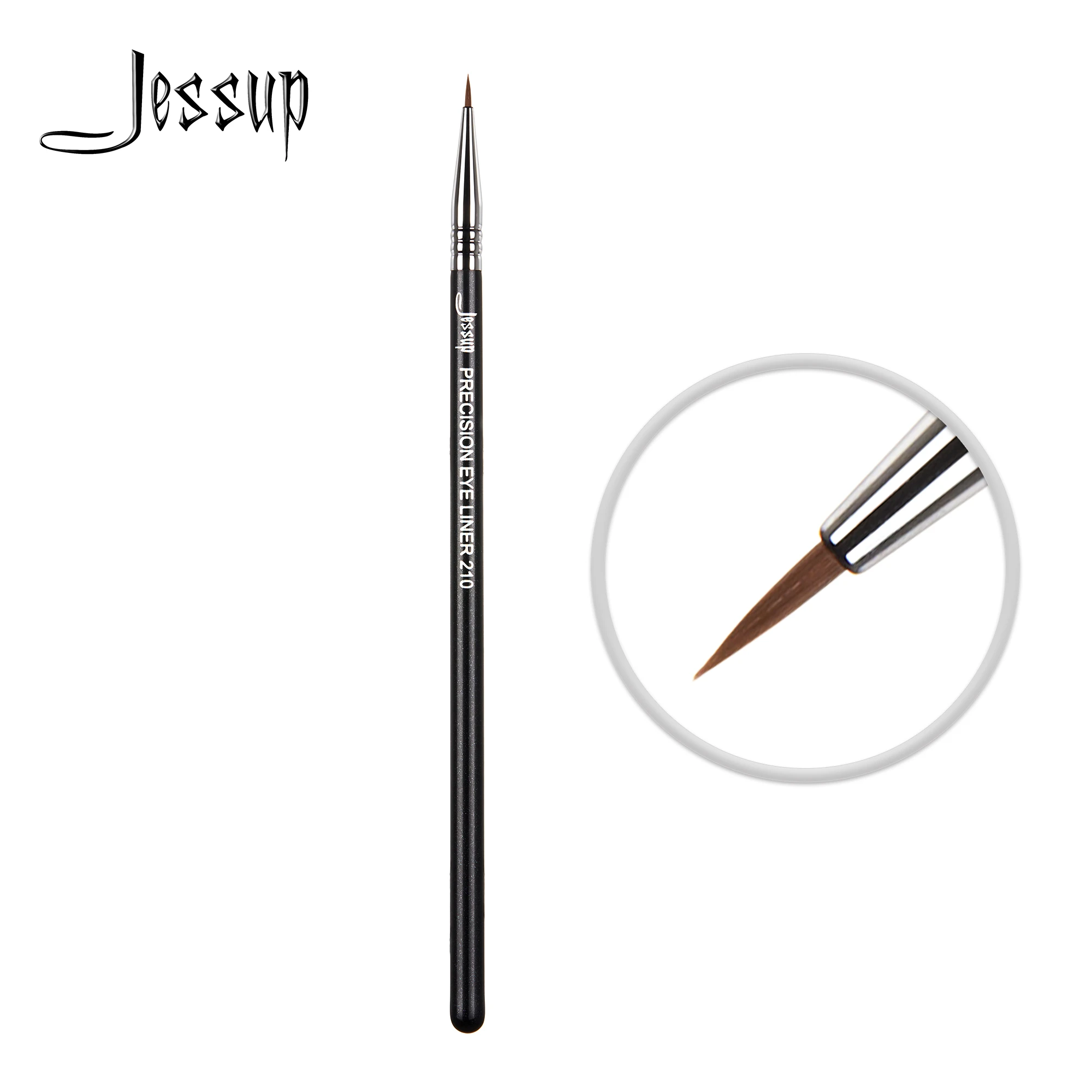 Jessup Precision Eyeliner Brush Fine Point Premium Synthetic Eye Makeup