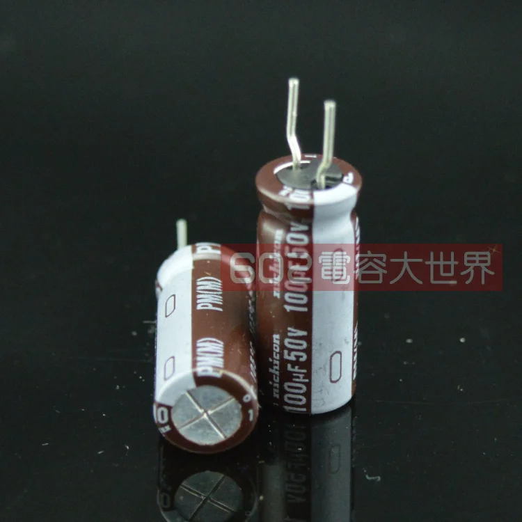 10pcs/20pcs 50V100UF PJ high frequency low resistance 100uf 50v electrolytic capacitor 105℃ 8*20 brand new original | Электронные