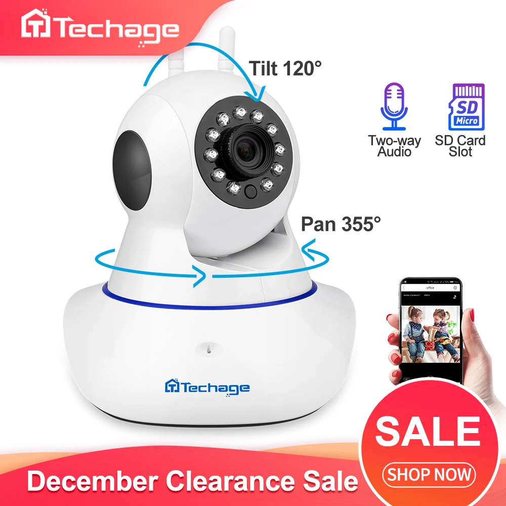 Yoosee 1080P Wireless IP Camera Pan/Tilt 2MP Dome Indoor