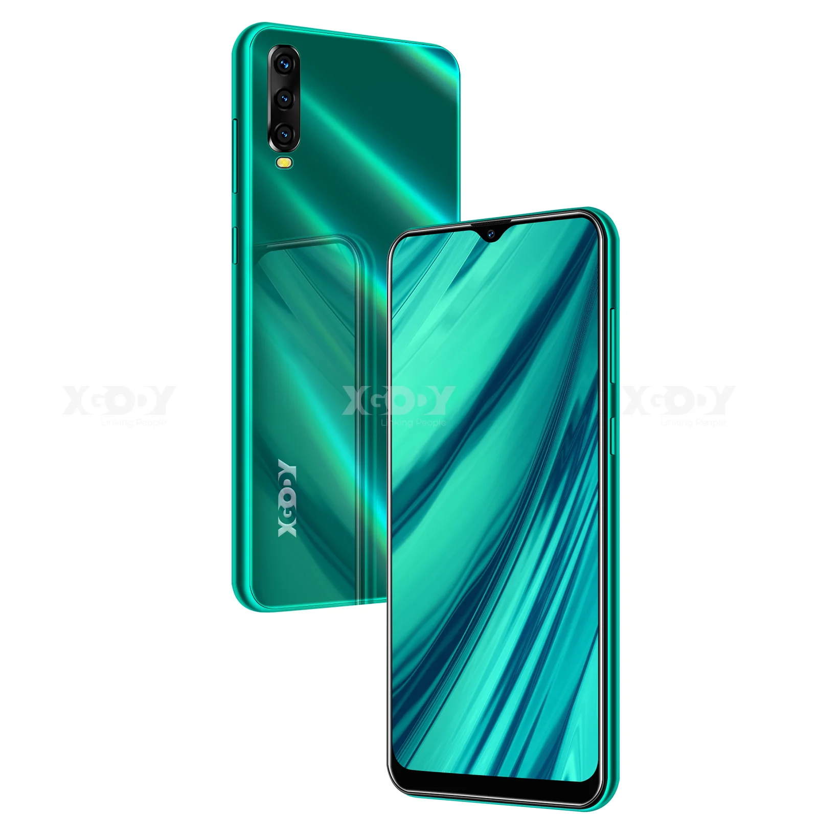 XGODY A90 3g Смартфон Android 9,0 6,5 дюймов 19:9 полный экран 2 Гб 16 Гб MTK6580 четырехъядерный 5 Мп камера 2700 мАч мобильный телефон