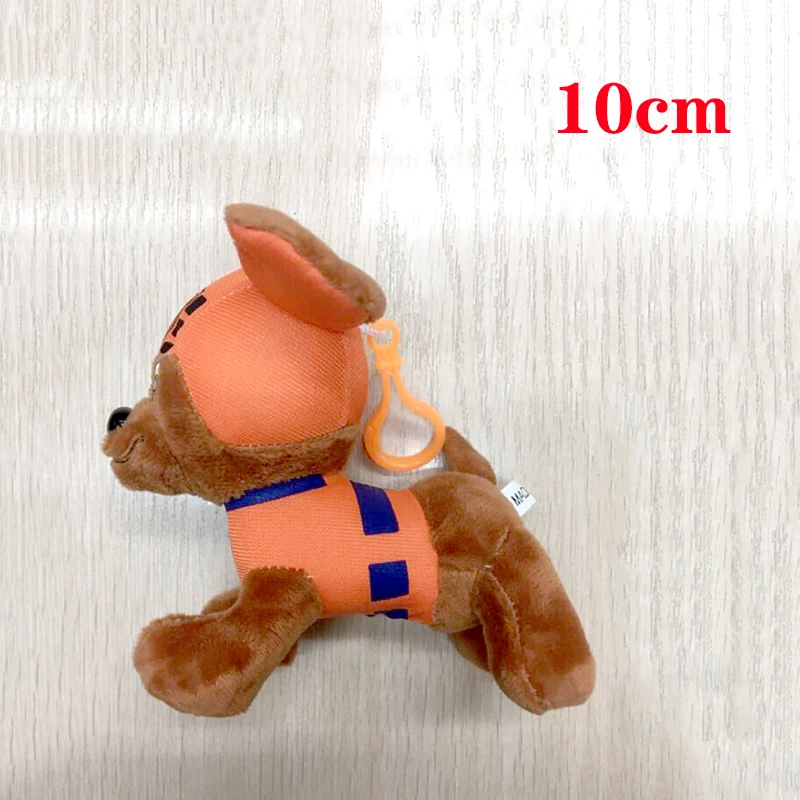 10cm with Button 20 см Щенячий патруль, 6 цветов, плюшевые игрушки, Мягкий щенок, собачий брелок, плюшевые куклы, собачий патруль, хит ТВ, мультяшная анимация, 26 м - Цвет: 10cm with Button