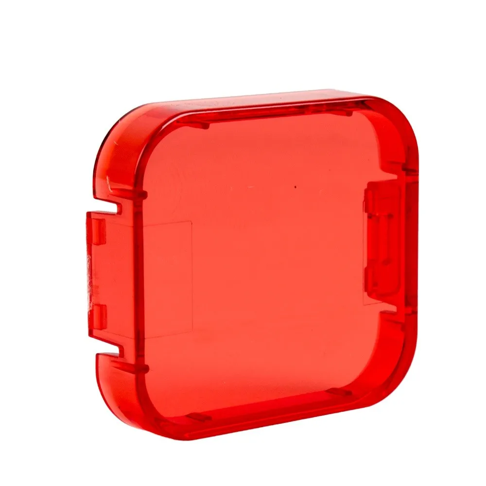 6 шт. портативные фильтры для подводного плавания для камеры GoPro Hero 5 6 7 Go Pro Hero5 Filtro Filtre Аксессуары Гаджеты - Цвет: Red 1PCS