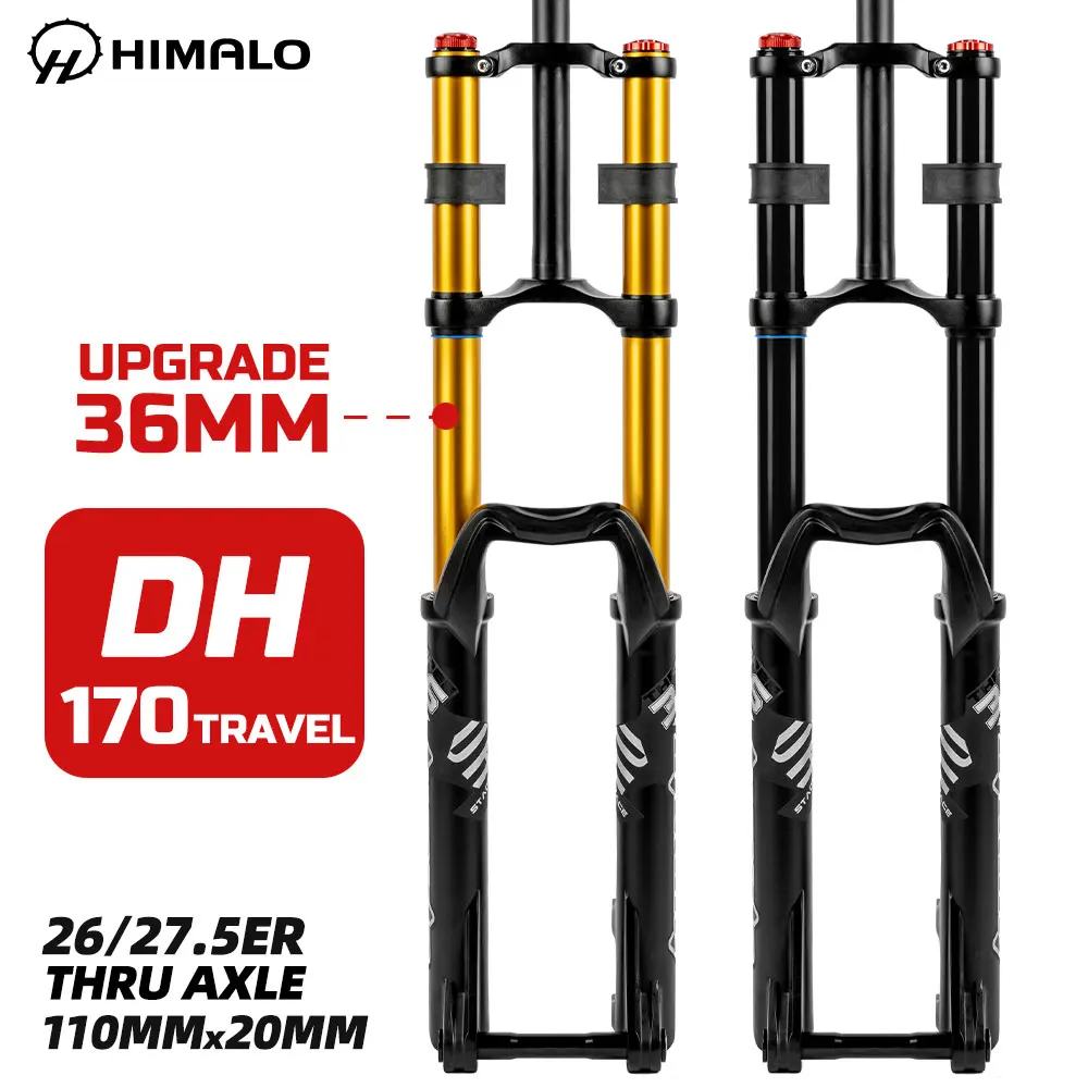 MTBDHSuspensionForkDownhill11020mmThruAxle110mmWidth275ER