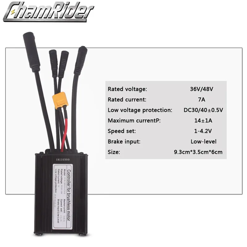 Водонепроницаемый разъем 36V 250W 48V 350W 14A 6 Mosfet Электрический велосипед бесщеточный контроллер синусоидальный сигнал KT серии Поддержка светодиодный ЖК-дисплей