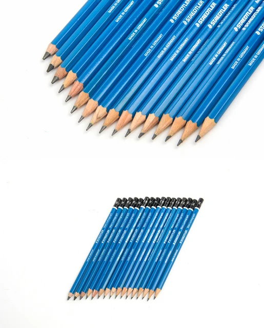 2 Pieces / Batch STAEDTLER-100 Blue Pencil Writing Drawing Pencil Drawing  Pencil Sketch Pencil Student Dedicated - AliExpress