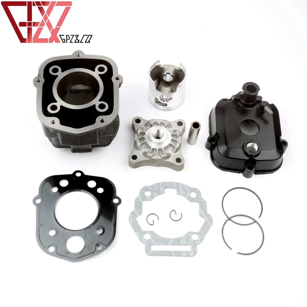 Комплект цилиндров с большим отверстием для скутера 70cc и головка цилиндра в