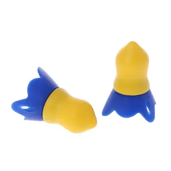 

1 Pair Silicone Flight Earplugs Noise Cancelling Reusable Ear Plugs For Airplanes Hearing Protection