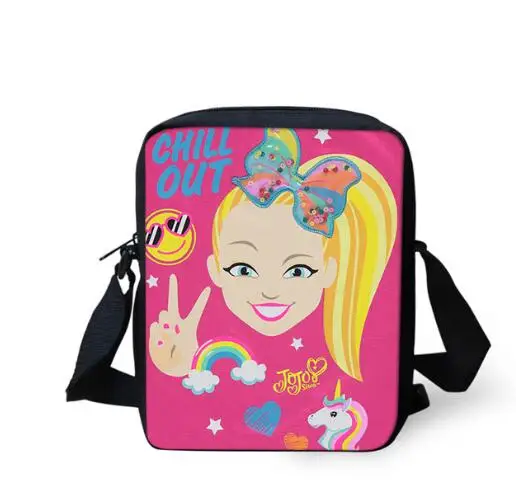 photo color Jojo Siwa сумка через плечо для девочек школьные принадлежности Школьные принадлежности сумки для покупок Mochila Infantil - Цвет: photo color