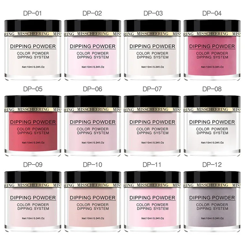 

Nail Powders Holographic Dry Without Lamp Cure Dip Gradient Dipping Glitter Decoration Lasting than UV Gel Natural new