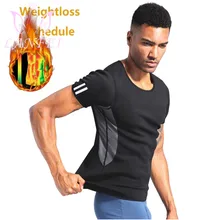LANFEI Sport Workout Waist Trainer Body Shaper Shirt Men Sauna Slimming Fitness Weight Loss Vest Shapewear Hot Neoprene Fat Burn