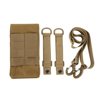 

Double Pocket Camping Walking Casual Single Shoulder Waist Bag Multifunctional Travel Daily Outdoor Waterproof Adjustable Straps