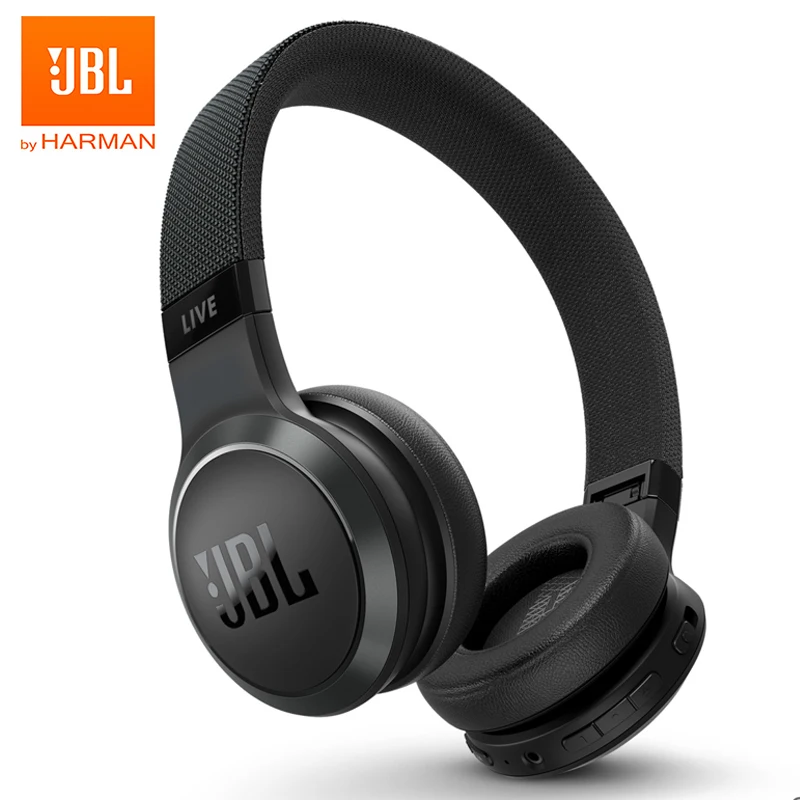 Original JBL Live 400BT Wireless Bluetooth Headphones AI Smart Voice Assistant Sports Headset with HD Mic Multi Point Connection