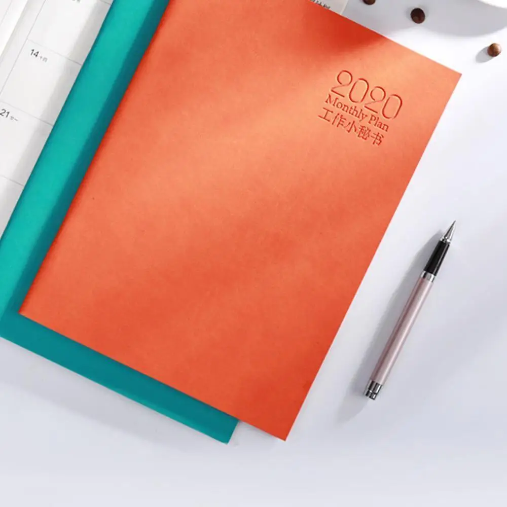

2020 Year Calendar Monthly Planner Months Daily Leather Notebook Personal 2020 Agenda Planner Organizer Business Office Supplies