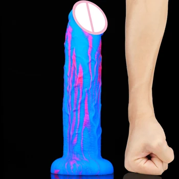 11IN Colorful Dildo Huge Long Dildo Realistic Giant Penis Massive Cock Women Men Sex Toys Adult Products Sex Shop Anal Orgasm 18 2