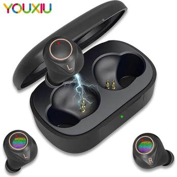 

X2 Wireless Bluetooth Earphone 5.0 Eabuds IPX7 Waterproof Bass AAC&SBC Headphones QCC3020 Apt-X 5.0 TWS Earbuds