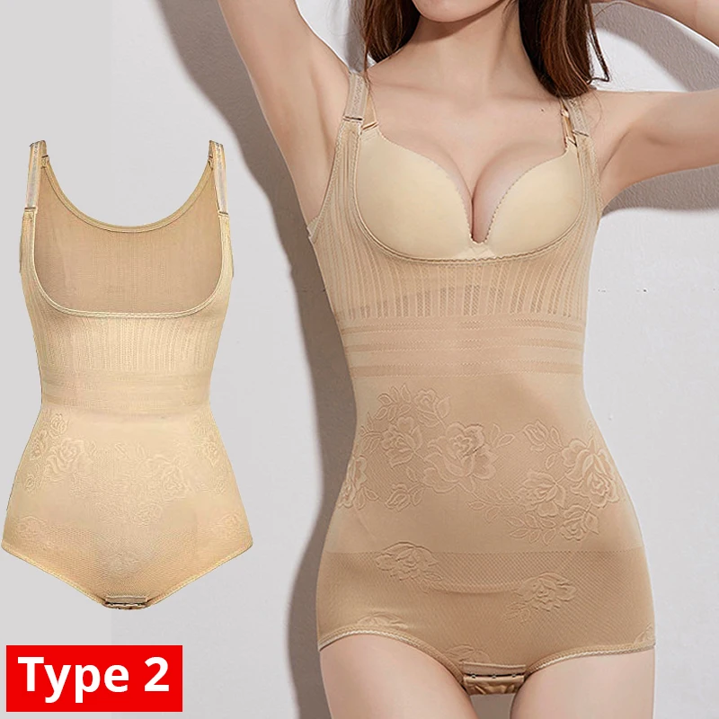 Women slimming belt tummy shaper corrective underwear waist trainer binders body shapers shapewear Bodysuits Jumpsuit YBFDO waist trainer women body shaper