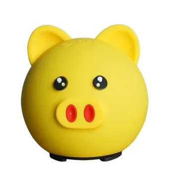

Built-in battery Cute cartoon sound brown bear head/up to duck /Creative pig head sound Support TF card / U disk / Bluetooth
