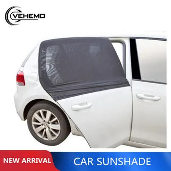 

VEHEMO Car Sunshade Black Cars Awning Sunscreen Windproof UV Car Protection Cover Universal Accessories