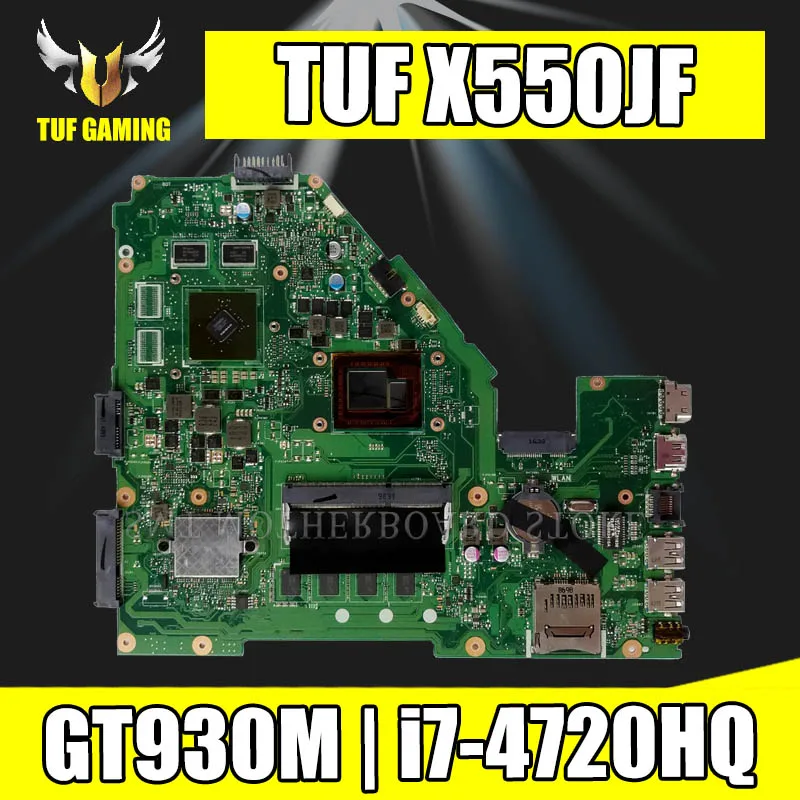 X550JF материнская плата i7 4720HQ GT930 для For Asus FX50J X550J X550JK X550JD ноутбука плата|1215b motherboard for
