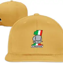 Мужские кепки Cagiva Elefant с плоским козырьком, регулируемые шляпы свободного стиля